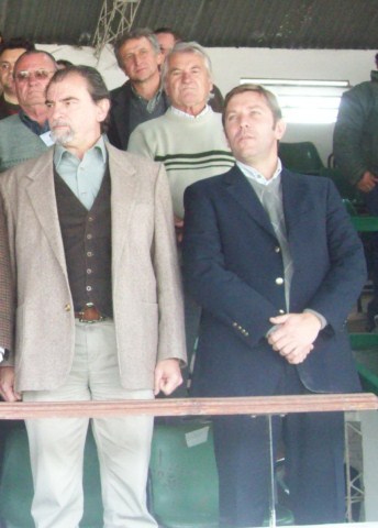 Dr. Rodrigo Borla (Senador) e Ing. Juan José Bertero (Adm. Prov. Vialidad).