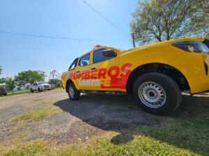 BORLA DESTACÓ LA ENTREGA DE UNA NUEVA UNIDAD MÓVIL PARA LOS BOMBEROS DE GOBERNADOR CRESPO.