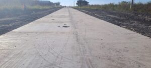 BORLA RECORRIÓ LOS PRIMEROS METROS DE PAVIMENTACIÓN DE LA RUTA PROVINCIAL 2.