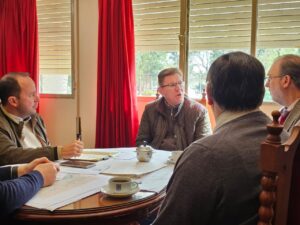 EL FISCAL REGIONAL VISITÓ SAN JUSTO Y SE REUNIÓ CON EL SENADOR RODRIGO BORLA Y DEMÁS FUNCIONARIOS LOCALES.