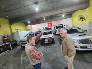 BORLA ENTREGÓ APORTES DEL FONDO DE SEGURIDAD PROVINCIAL A BOMBEROS DE SAN JUSTO.